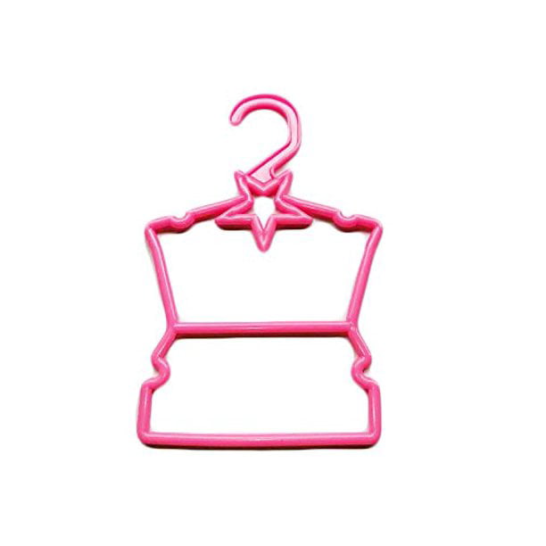 10 White Doll Clothes Hangers for Wellie Wisher Dolls